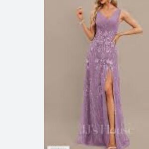 JJ's House Purple Evening Dress